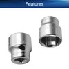 Auniwaig 3/8" Drive 13/16" 6-Point Impact Socket,Imperial Chrome Vanadium 4pcs