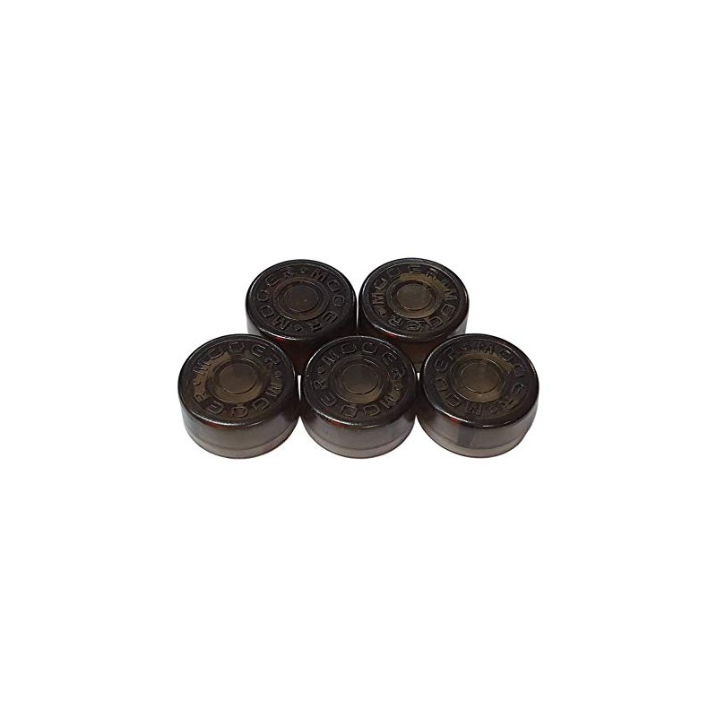 Mooer Candy Footswitch Topper, Black, Pack of 5