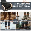 Toughty Boot Scrubber - Heavy-Duty All-Weather Shoe Cleaner with Scraper