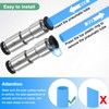 M METERXITY 2-Pack 3/10 Inch OD Tube Push to Connect