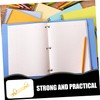 Operitacx Binder Spine Insert Portable Folder O Shaped Metal Binder