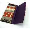 Jidai Komon Bill Long Wallet, Japanese Pattern, Okame Hyottoko Red,