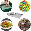Proshopping Stainless Steel Scooper for Food, Large One-Piece Cast Square