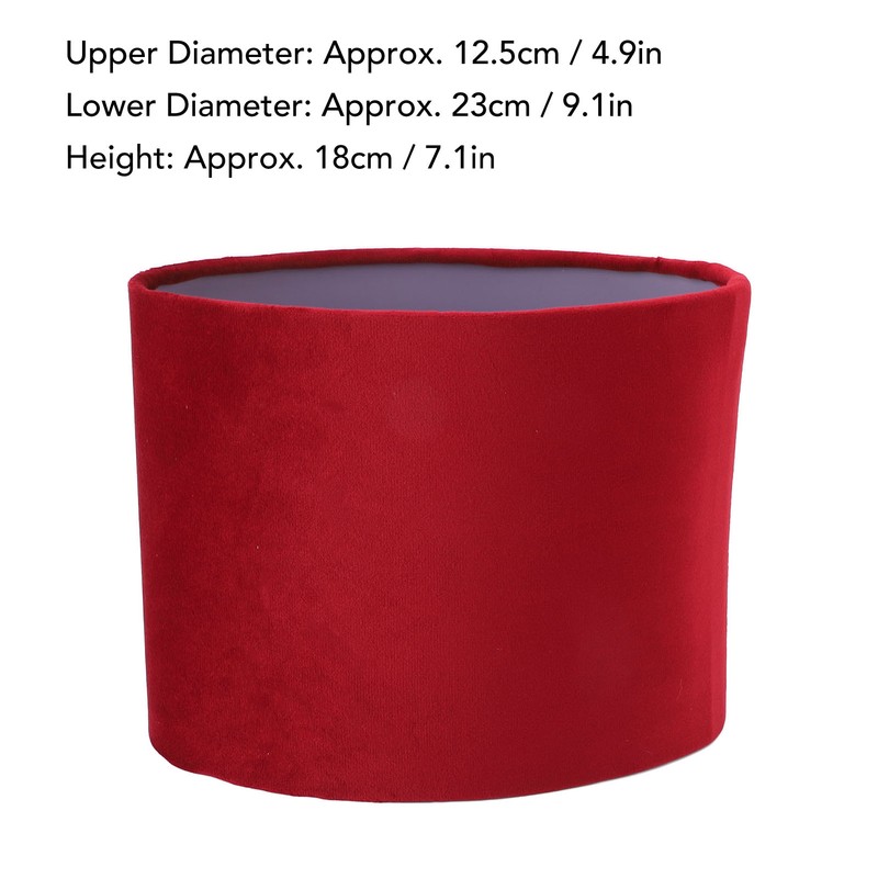 Oval Lamp Shade Cloth Lampshade E27 E14 Universal Use Modern