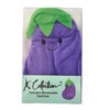 K Collection Heat Pack with Novelty Plush Cover - Aubergine