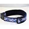 Halsband Schottenkaro blau 50-55 cm Halsumfang