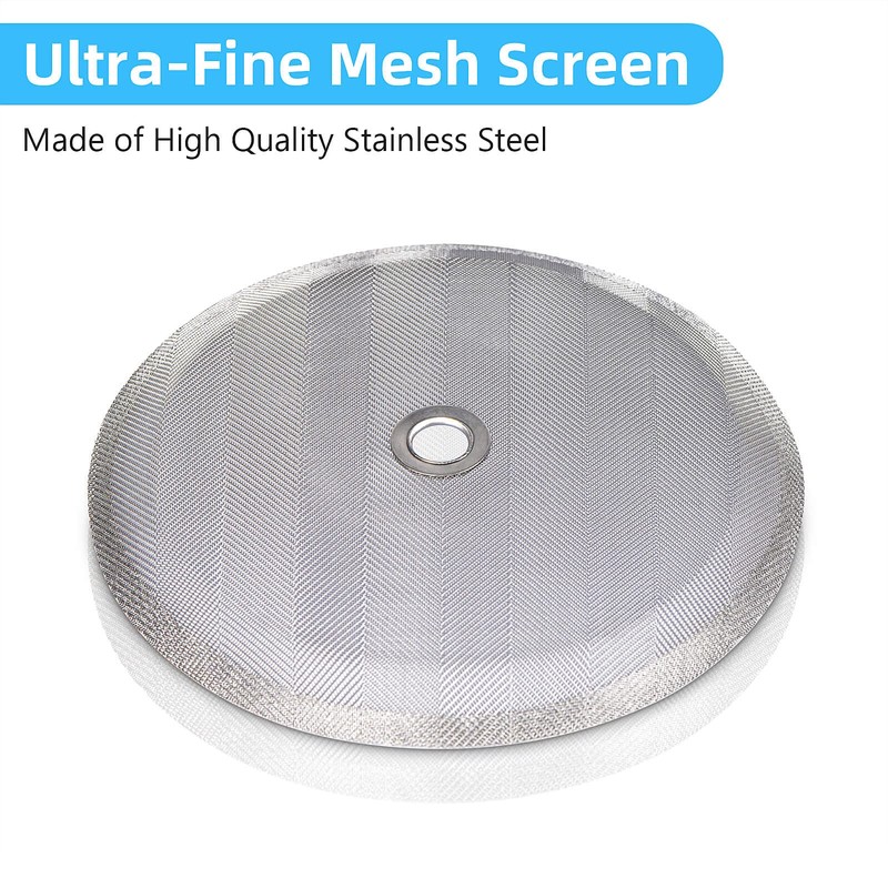 4 Pieces Attsky French Press Filter, 4 Inch Stainless Steel