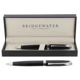 Bridgewater Pen Company Executive Ball Point Pen Collection, Boxed & Sleeved (Chester, Black)