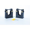 Toolflex Tool Holder Set/2x Brackets for Poles 15-20 mm in
