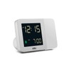 BRAUN/Brown Digital Table Clock, Projection Alarm Clock, BC15W, White, Digital