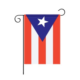 mflagperft Mflagperft Puerto Rico Garden Flags 12 x 18 Inches Double Sided Vivid Color and Fade Proof Small Puerto Rican Yard Flags for Indoor and Outdoor Decorations (Puerto Rico)