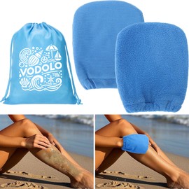 Vodolo 2 in 1 Sand Remover for Beach,2Pcs Sand Wipe Off Mitts for Beach,Beach Vacation Essentials for Kids Adults,Beach Day Accessories Must Haves for Women,Summer Family Beach Needs Items Necessities