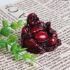 Acxico 1Pcs Resin Buddha Happy Statue Laughing Maitreya Figurine Feng