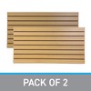 SSWBasics 4 ft x 2 ft Horizontal Maple Slatwall Easy