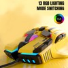 Wired Gaming Mouse 10 Button Macro Programmable 13 RGB Lighting