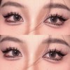 K-07 Natural False Eyelashes, Natural, 5 Pairs Popular, Transparent Axis,