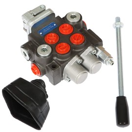 mitoharet 2 Spool Hydraulic Control Valve 3600 PSI, 11GPM Adjustable Hydraulic Directional Joystick Control Valve for Tractor Loader