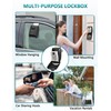 TEUEN Car Window Lock Box for Turo, Portable Car Key