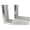 2 Pieces Stainless Steel Microwave Trim Kit Microwave Side Panel