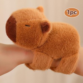 Matreeglam Animal Slap Bracelets, Plush Ring Slap Ruler Bracelet, Cute Animal Plush toys Slap Wristband, Soft Cartoon Doll Slap Wristbands for Boys and Girls Christmas Birthday Party Gifts (Style 2)