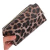 FOMIYES Leopard Print Multifunctional Cosmetics Bag Portable Toiletry Organizer for