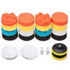 DollaTek 22pcs Drill Polishing Sponge Pad Kits,3 Inch Buffing Pads