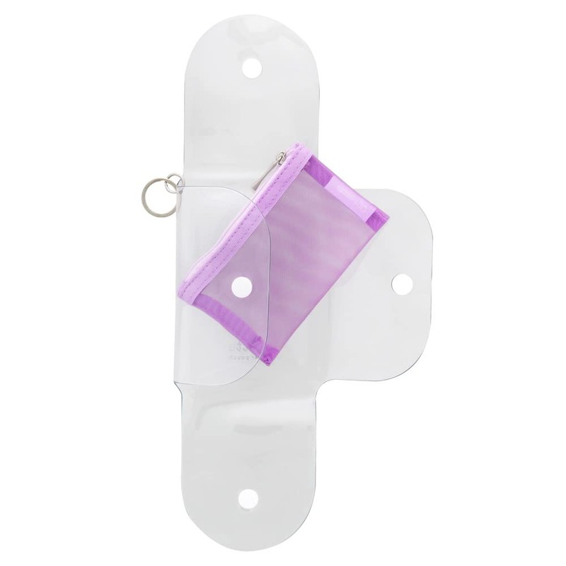 Sunstar Stationery Pouch Clear Mini Mitte Light Purple S2321629