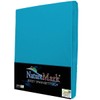 Green Mark Jersey Fitted Sheet Turquoise 140 x 200 cm