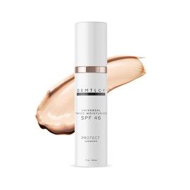DRMTLGY Anti-Aging Tinted Moisturizer with SPF 46. Universal Tint. All-In-One Light Coverage Dewy Tinted Face Sunscreen with Broad Spectrum Protection Against UVA and UVB Rays. 1.7 oz, 2 pack