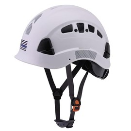 LOHASTAR Hard Hats Construction Safety Helmet Vented Hard Hat ANSI Z89.1 Approved OSHA Hardhat Tree Helmet(A2 White)