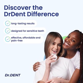 DrDent Professional LED Gel Pen Teeth Whitening Sensitive Formula 30+ Sessions