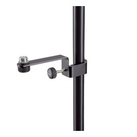 K&M 23830 Microphone Holder for Pipe Diameter 30 mm Steel Black