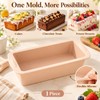 Silicone Baking Molds NonStick Rectangle Cake Pans Mini Loaf Pan