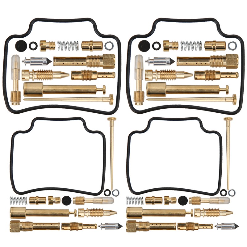 4 Sets Carburetor Rebuild Fix Kit Carb Overhaul Seals Fit