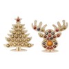 Wooden Advent Calendar Christmas Chocolate Stand Christmas Ornaments Party Decoration