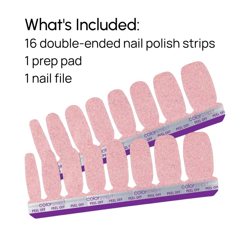 Color Street Blushing in Flushing Nail Strips
