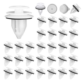 Auto Body Fastener 60 pcs, Universal Auto Panel Fixing Clips Plastic Push Rivets Car Door Retainer Mounting Clips for Car Boots,Interior Doors Car Trim Clips Car Door Clips Bumper Fastener Clip
