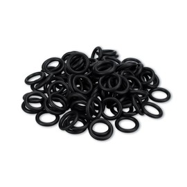 Innfeeltech Pack of 100 O-rings nitrile rubber, 18 x 2.4 mm sealing O-rings for washing machine, tap and sanitary facilities in kitchen and bathroom
