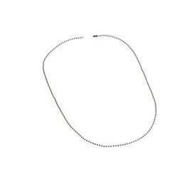 Perfect Fit Beaded Neck Chain Replacement for ID Card Police Badge Holder 30 Inch