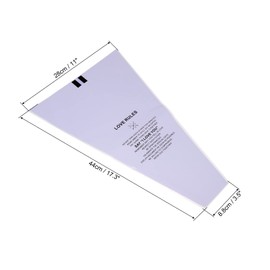 PATIKIL Flower Bouquet Sleeves, 50 Pack Multiple Rose Bouquet Floral Packaging Bag Flower Wrapping Paper for Wedding Party, Purple