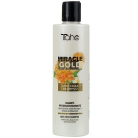 Tahe Miracle Gold Anti-Frizz Shampoo mit Keratin, Arganöl und Kamillenextrakt, Anti-Frizz Wunder, 300 ml