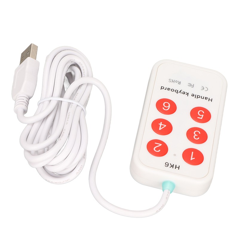 Programmable Keypad Small USB 6 Keys Programming Customization Handheld Switch