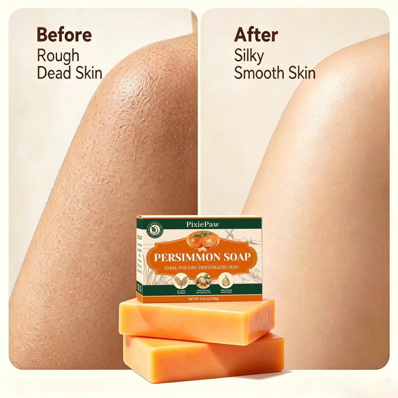 Persimmon Soap Bar – Gentle Daily Cleansing Bar for Men