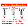Lamsky E14 Dimmable LED Bulb 6W,AC 110V 600Lumens Daylight 5000K,E14