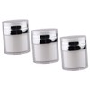Gatuida 3Pcs Airless Lotion Bottles Pump Containers for Creams and