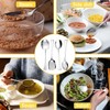 Serving Spoon, 4 PCS Spoons, Large Soup Spoons, Cutlery Set