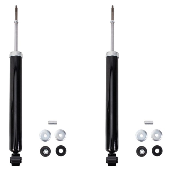 TRQ Rear Shock Absorber Set Compatible with 2013-2019 Nissan Sentra