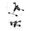 Under Desk Bike Pedal Exerciser with Calorie Tracker and Adjustable