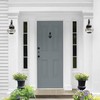 Glidden Total 1 gal. Garrison Gray/Grey Semi-Gloss Exterior Paint with