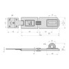 BASI Safety Hasp with Stainless Steel Round Shackle Lock |